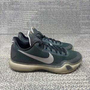 Nike Kobe Bryant X 10 GS 726067-308 Black Green Youth Basketball Shoes Size 5Y
